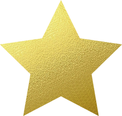 金色材质渐变庆祝元素-星星